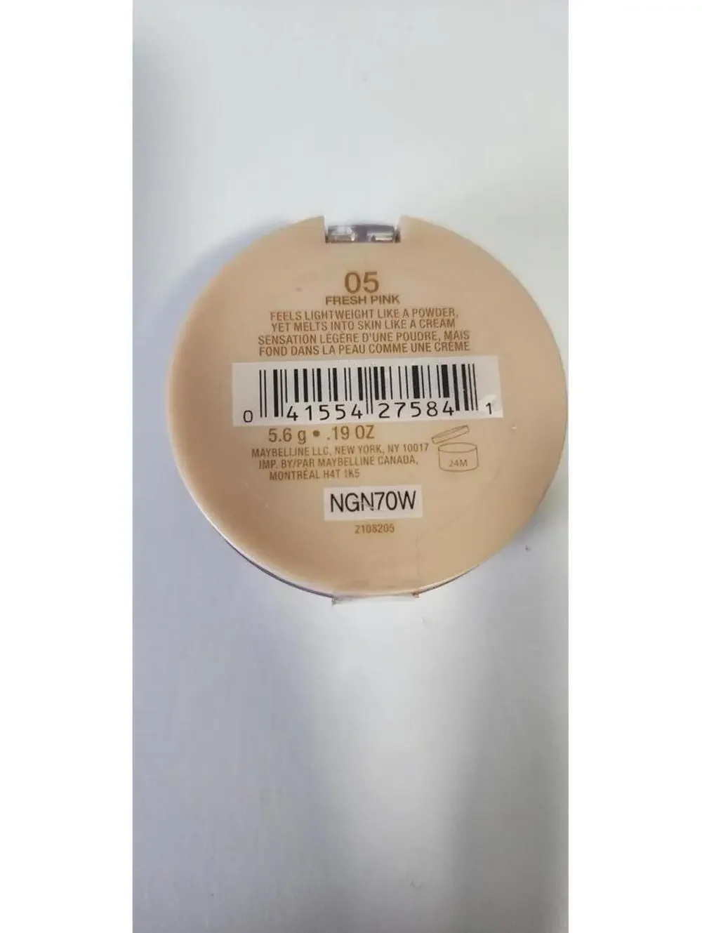 1- #05 Fresh Pink Maybelline Dream Bouncy Blush As-Is